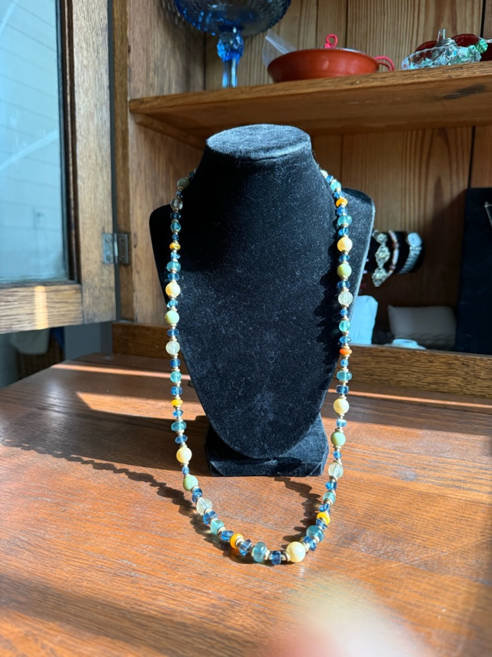 Vintage Multi-Color Beaded Necklace